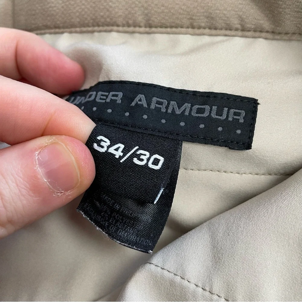 Under‎ Armour Golf Pants 34x30 Khaki Lightweight